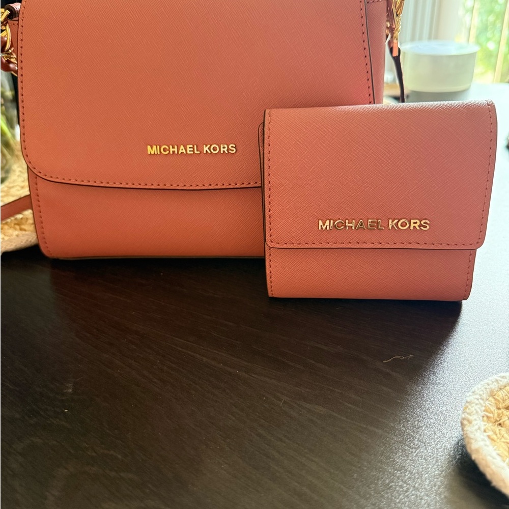 Michael Kors Sofia Handbag and Wallet